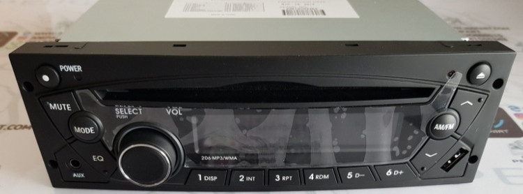 ضبط فابریکی ۲۰۶