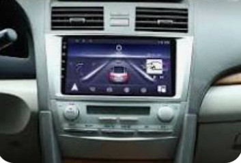 مانیتور اندروید ۱۱ اینچ برای ماشین تویوتا کمری مدل 2007 و2008 همراه با قاب ودروبین دنده عقب کامل رام ۴در۶۴ در۱در۱۶