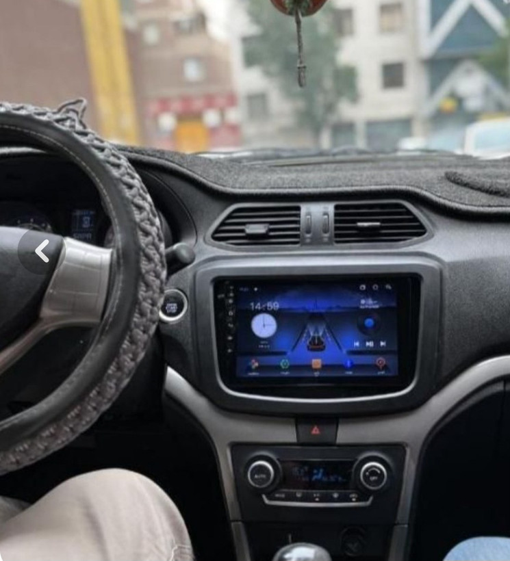 مانیتور اندروید۱۱ اینچ ۴در۶۴ در۱در۱۶ مارک خوب همراه باقاب ودوربین دنده عقب برای ماشین شاهین